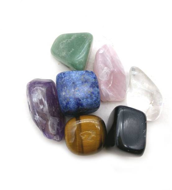 AIR9999 Natural Seven Chakra Crystal Gem Stone